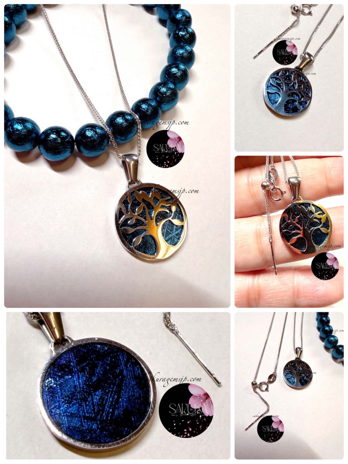 Meteorite Tree MOTIF Pendant s925 Silver