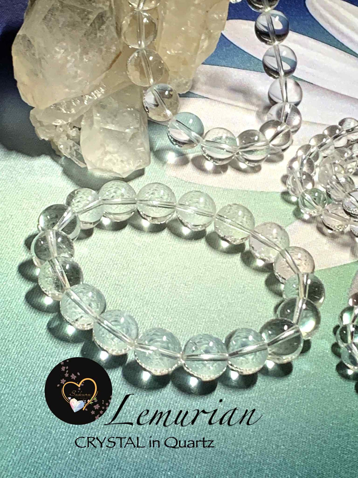 LEMURIAN Crystal in Quartz Bracelet